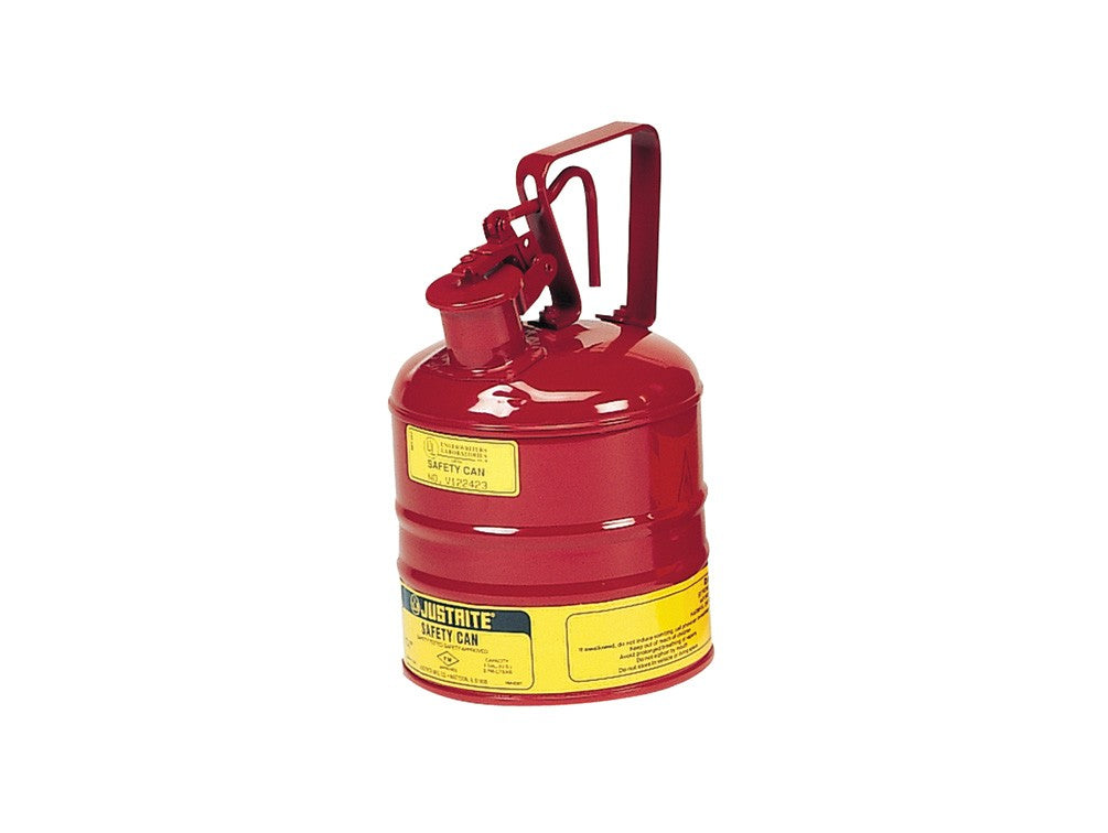 Justrite 1-Gallon Trigger Type I Safety Can - Red