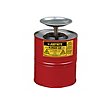 Thumbnail for Justrite 1-Gallon Plunger Can - Red