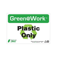 Thumbnail for ZING Green At Work Sign, 7X10- Model 1031