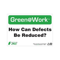 Thumbnail for ZING Green At Work Sign, 7X10- Model 1036
