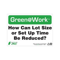 Thumbnail for ZING Green At Work Sign, 7X10- Model 1037