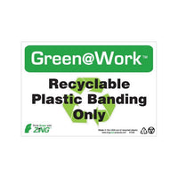 Thumbnail for ZING Green At Work Sign, 7X10- Model 1046