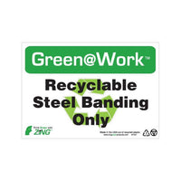 Thumbnail for ZING Green At Work Sign, 7X10- Model 1047