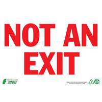 Thumbnail for ZING Eco Safety Sign, Exit, 7X10- Model 1080