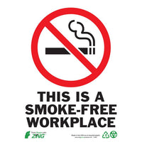 Thumbnail for ZING Eco Safety Sign, No Smoking, 10X7- Model 1087A