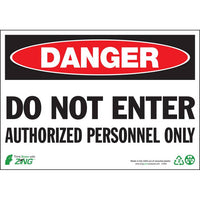 Thumbnail for ZING Eco Safety Sign, Danger, 7X10- Model 1094A