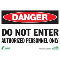 Thumbnail for ZING Eco Safety Sign, Danger, 7X10- Model 1094