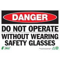 Thumbnail for ZING Eco Safety Sign, Danger, 7X10- Model 1096