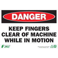 Thumbnail for ZING Eco Safety Sign, Danger, 7X10- Model 1105A