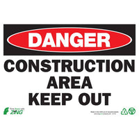 Thumbnail for ZING Eco Safety Sign, Danger, 7X10- Model 1112A