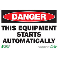 Thumbnail for ZING Eco Safety Sign, Danger, 7X10- Model 1115A