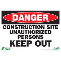 Thumbnail for ZING Eco Safety Sign, Danger, 7X10- Model 1121A