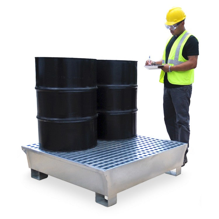 Ultra-Steel Spill Pallet, 4-Drum