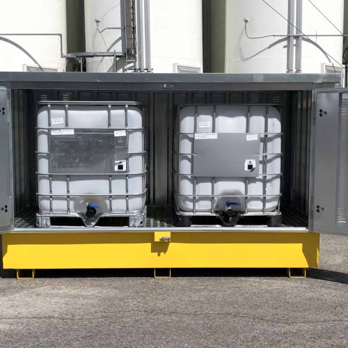 Twin IBC Hard Top, Steel Model