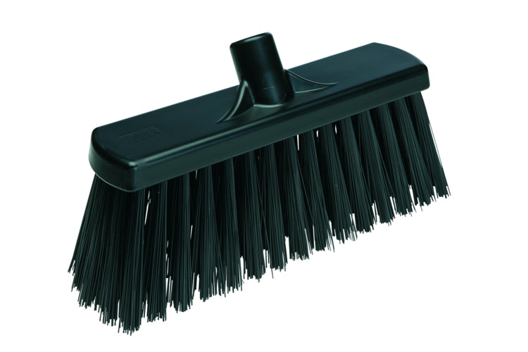 12" Floor Broom Black