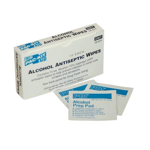 Alcohol Cleansing Wipes (Unitized Refill), 10/Box