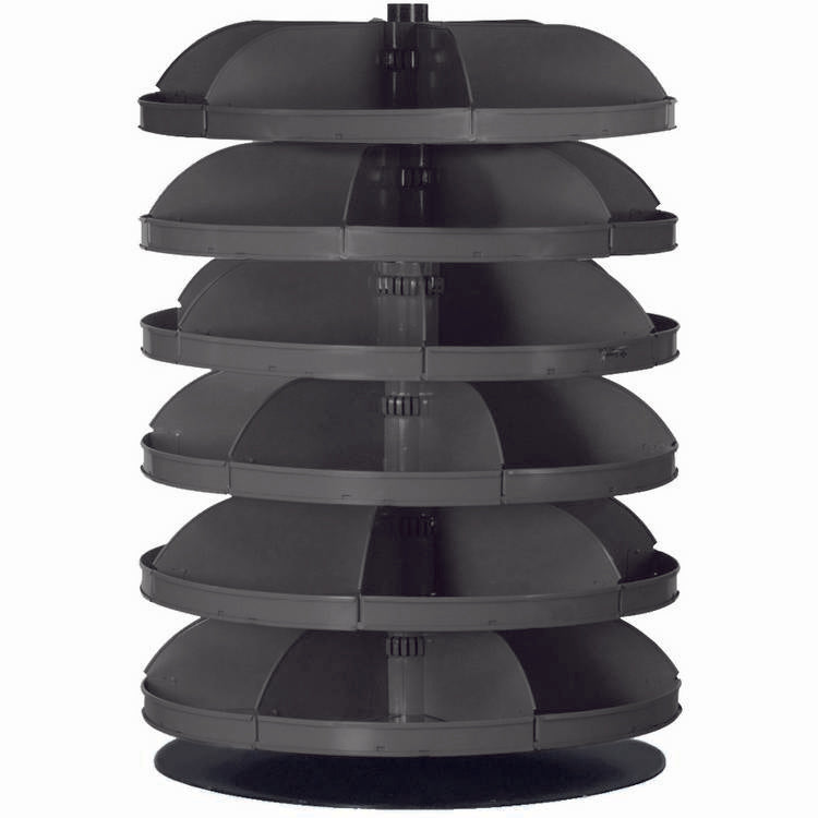 6 SHELF UNIT 28" REVOLVING ROTABINS - Model 1206-95