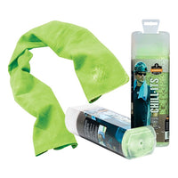 Thumbnail for Ergodyne® Chill-Its® 6602 Evaporative Cooling Towel, Hi-Vis Lime, 1/Each