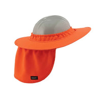 Thumbnail for Ergodyne® Chill-Its® Hard Hat Brim w/ Shade, Orange, 1/Each