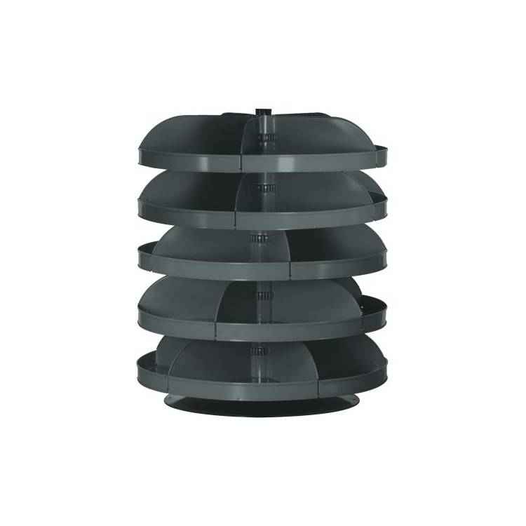 5 SHELF UNIT - 34" REVOLVING ROTABINS - Model 1305-95