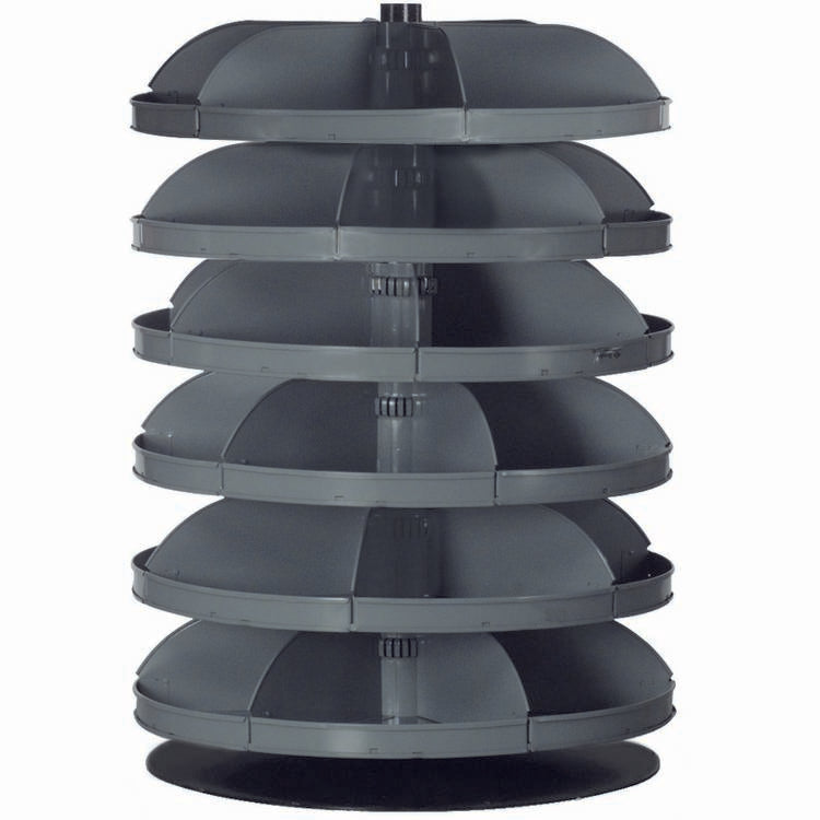 6 SHELF UNIT - 34" REVOLVING ROTABINS - Model 1306-95