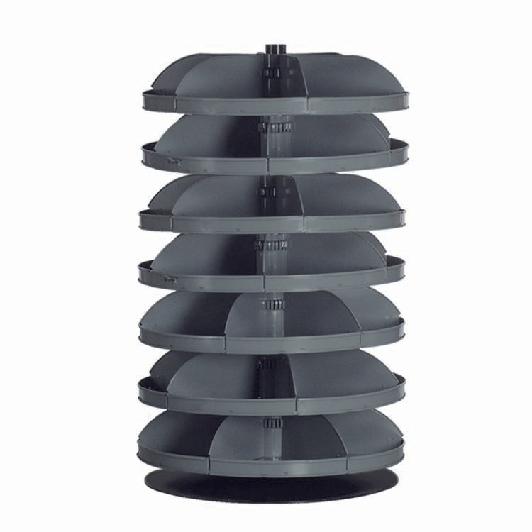 7 SHELF UNIT - 34" REVOLVING ROTABINS - Model 1307-95