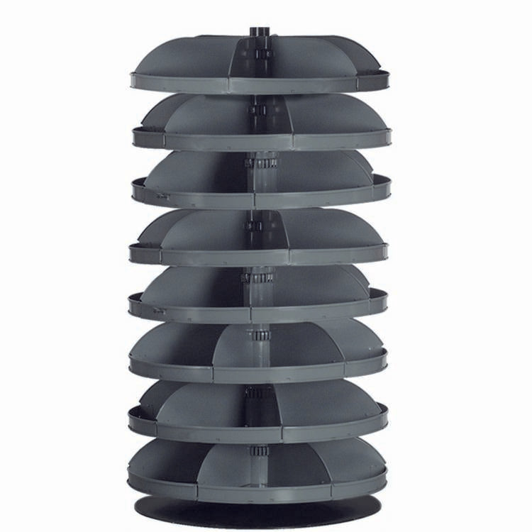 8 SHELF UNIT - 34" REVOLVING ROTABINS - Model 1308-95