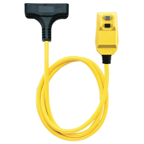 Southwire® GFCI Protected SJEOW Right Angle Plug Tri-Cord, 2'