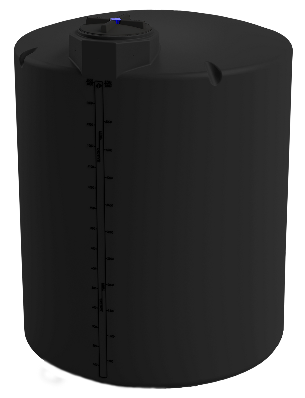 1500 Gal ProChem® Potable Water Tanks - LPE 1.0 FDA - Black
