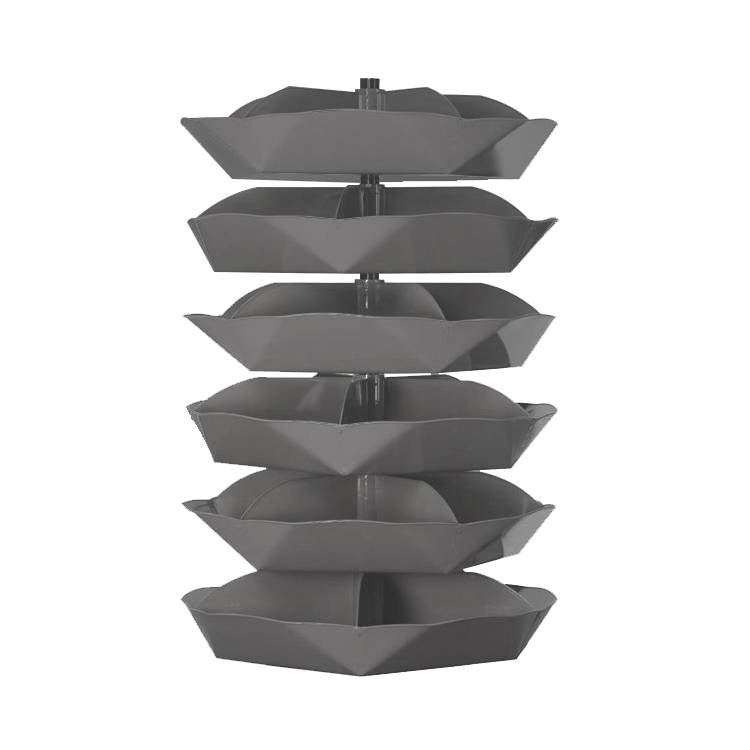 6 SHELF UNIT -5 COMP/SHELF -44" ROTABINS - Model 1506-95