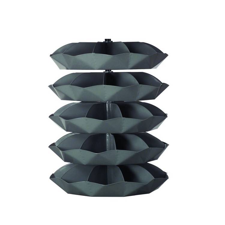 5 SHELF UNIT -10COMP/SHELF -44" ROTABINS - Model 1535-95