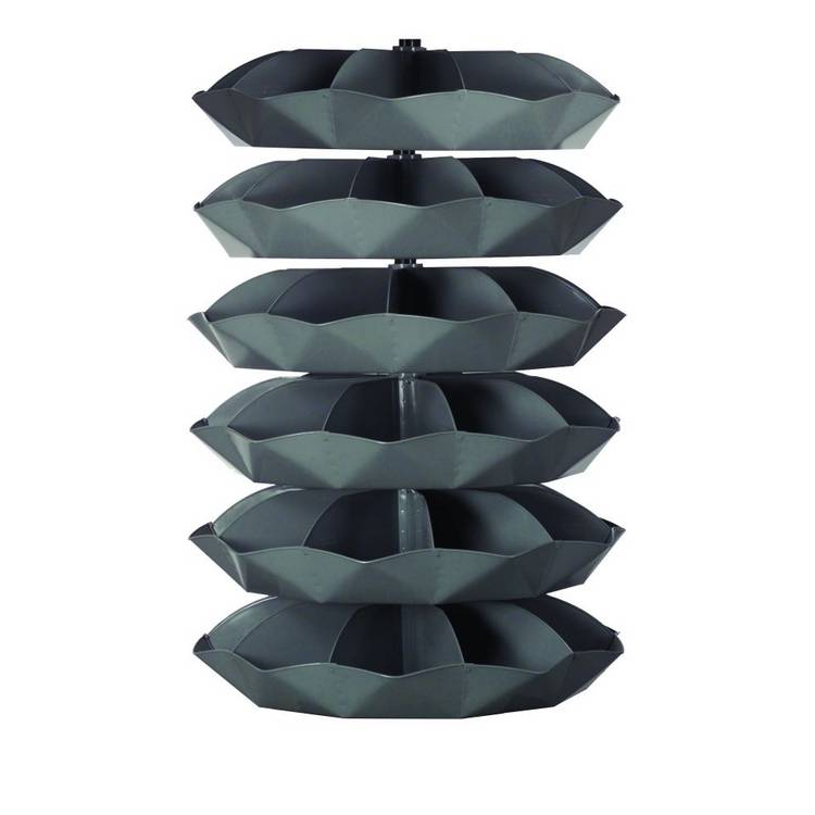 6 SHELF UNIT -10COMP/SHELF -44" ROTABINS - Model 1536-95