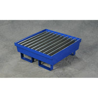 Thumbnail for 1 Drum Steel Containment Pallet - Blue - Model 1611ST