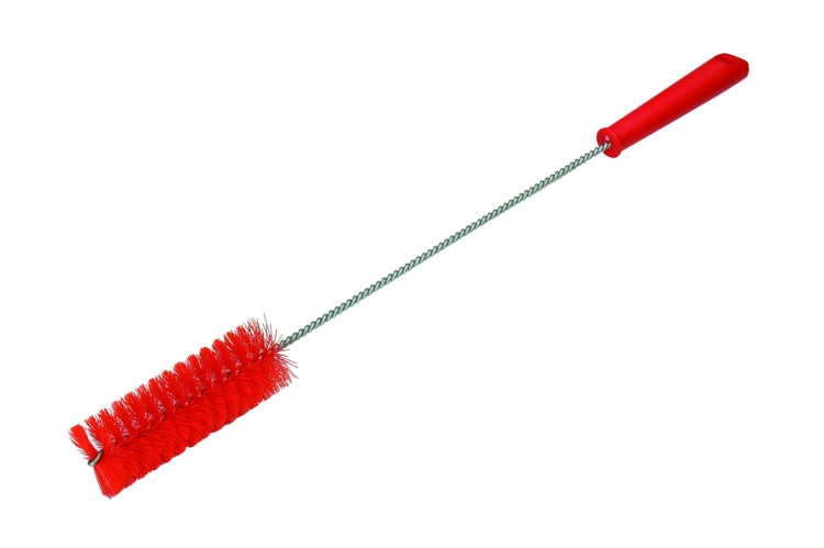 1.625" Stiff Tube/Valve Brush Red