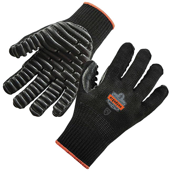 Ergodyne® ProFlex® 9003 Certified Lightweight Anti-Vibration Gloves, Medium, Black, 1/Pair