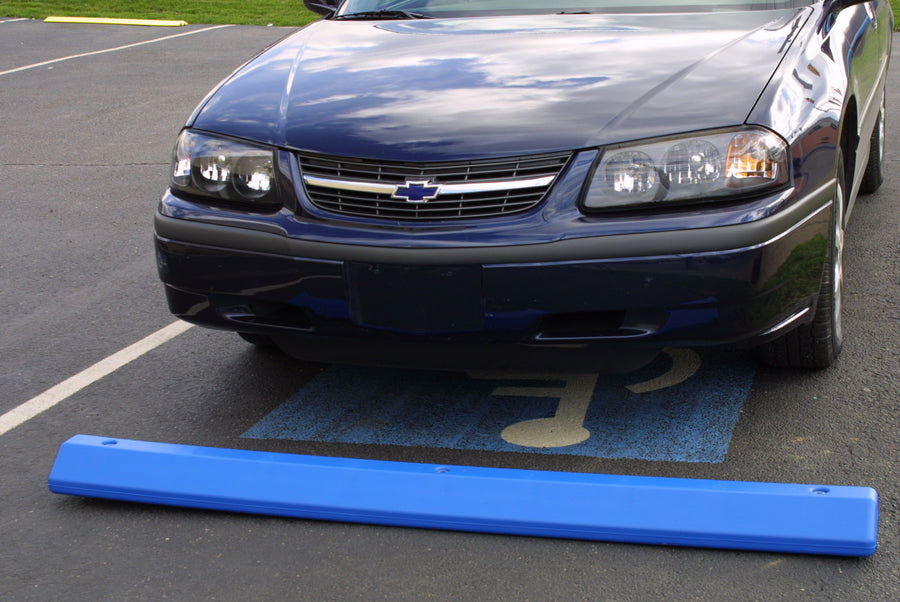 Eagle Parking Stop, HDPE, Blue