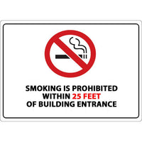 Thumbnail for ZING No Smoking Label, 5X7, 2/PK- Model 1869S