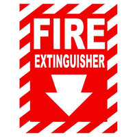 Thumbnail for ZING Safety Sign, FIRE EXT, 10X7- Model 1888A
