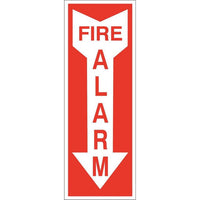 Thumbnail for ZING Safety Sign, FIRE ALARM, 14X3.25- Model 1892G