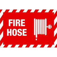 Thumbnail for ZING Safety Sign, FIRE HOSE, 7X10- Model 1894A