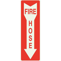 Thumbnail for ZING Safety Sign, FIRE HOSE, 14X3.25- Model 1895G