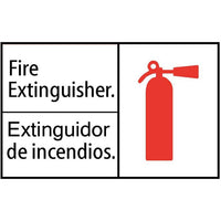 Thumbnail for ZING Safety Sign, FIRE EXTINGUISH, 7X10- Model 1903A