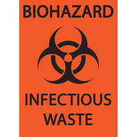 Thumbnail for ZING Biohazard Label, 5X3.5, 2/PK- Model 1913S