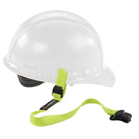 Thumbnail for Ergodyne® Squids® 3155 Hard Hat Elastic Lanyard, Clamp, Hi-Vis Lime, 1/Each