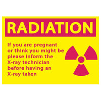 Thumbnail for ZING Safety Sign, RADIATION, 7X10- Model 1933A