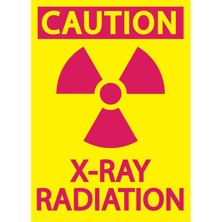 ZING Safety Sign, X-RAY, 10X7- Model 1934A