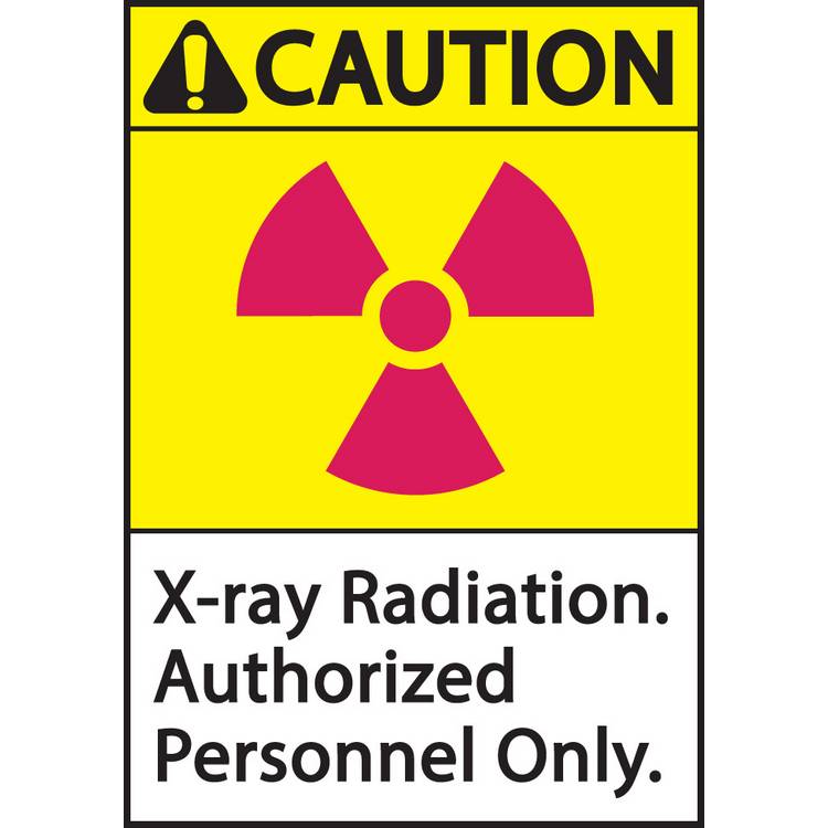 ZING Safety Sign, X-RAY, 10X7- Model 1935A