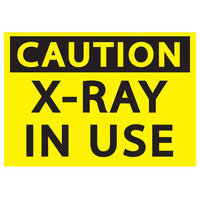 Thumbnail for ZING Safety Sign, X-RAY, 7X10- Model 1936A