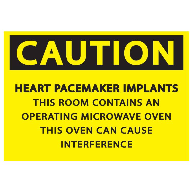 ZING Safety Sign, PACE MAKER, 7X10- Model 1937