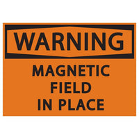 Thumbnail for ZING Safety Sign, MAGNETIC FIELD, 7X10- Model 1938A